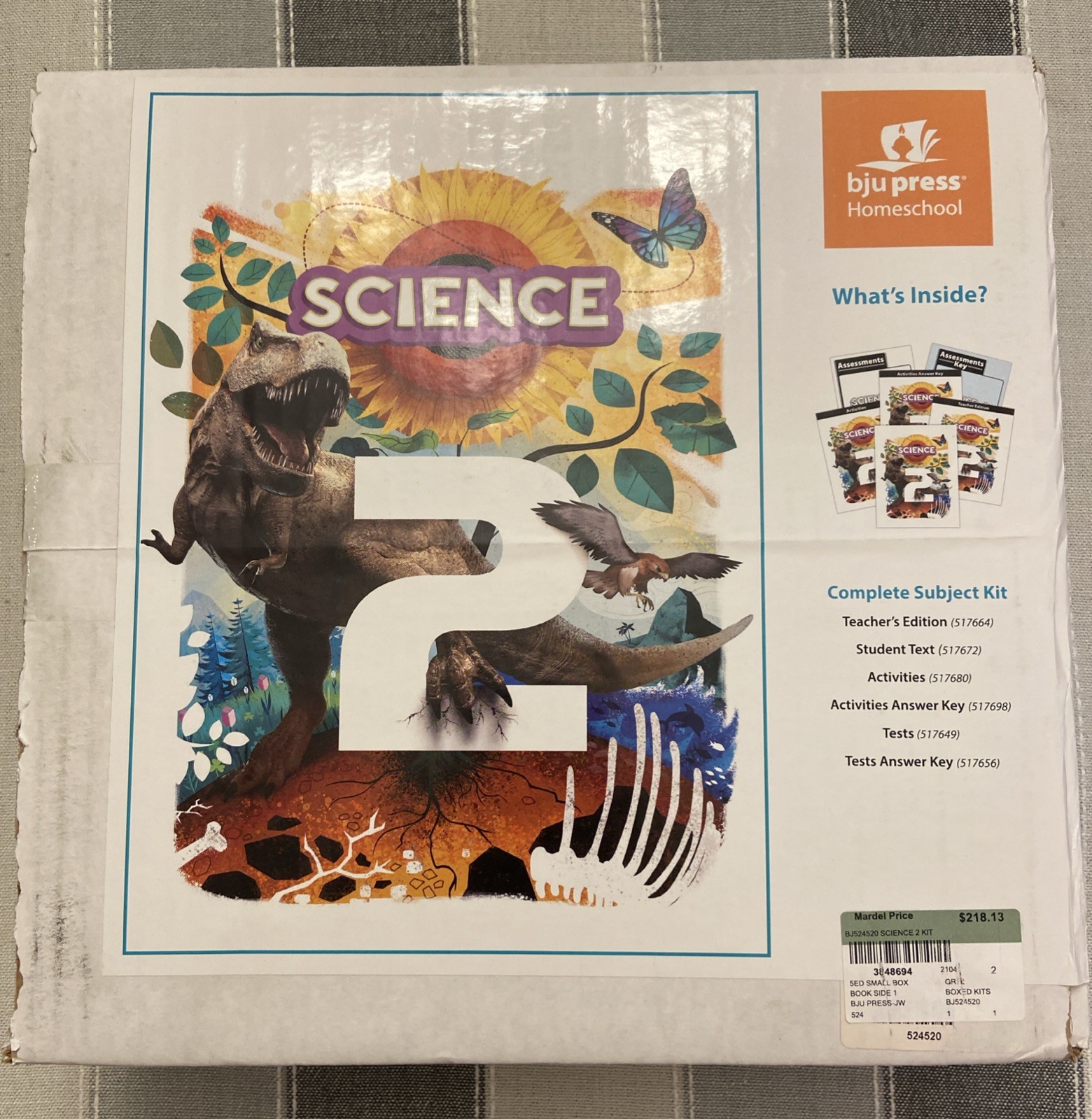 NEW BJU Bob Jones 2nd grade SCIENCE 2 Complete Subject Kit CURRENT 5th ed BoxSet