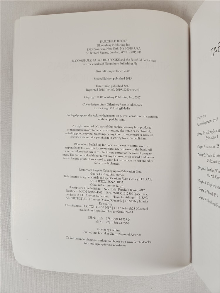 Interior Design Materials And Specifications 3rd Edition By Lisa Godsey 2020 PB