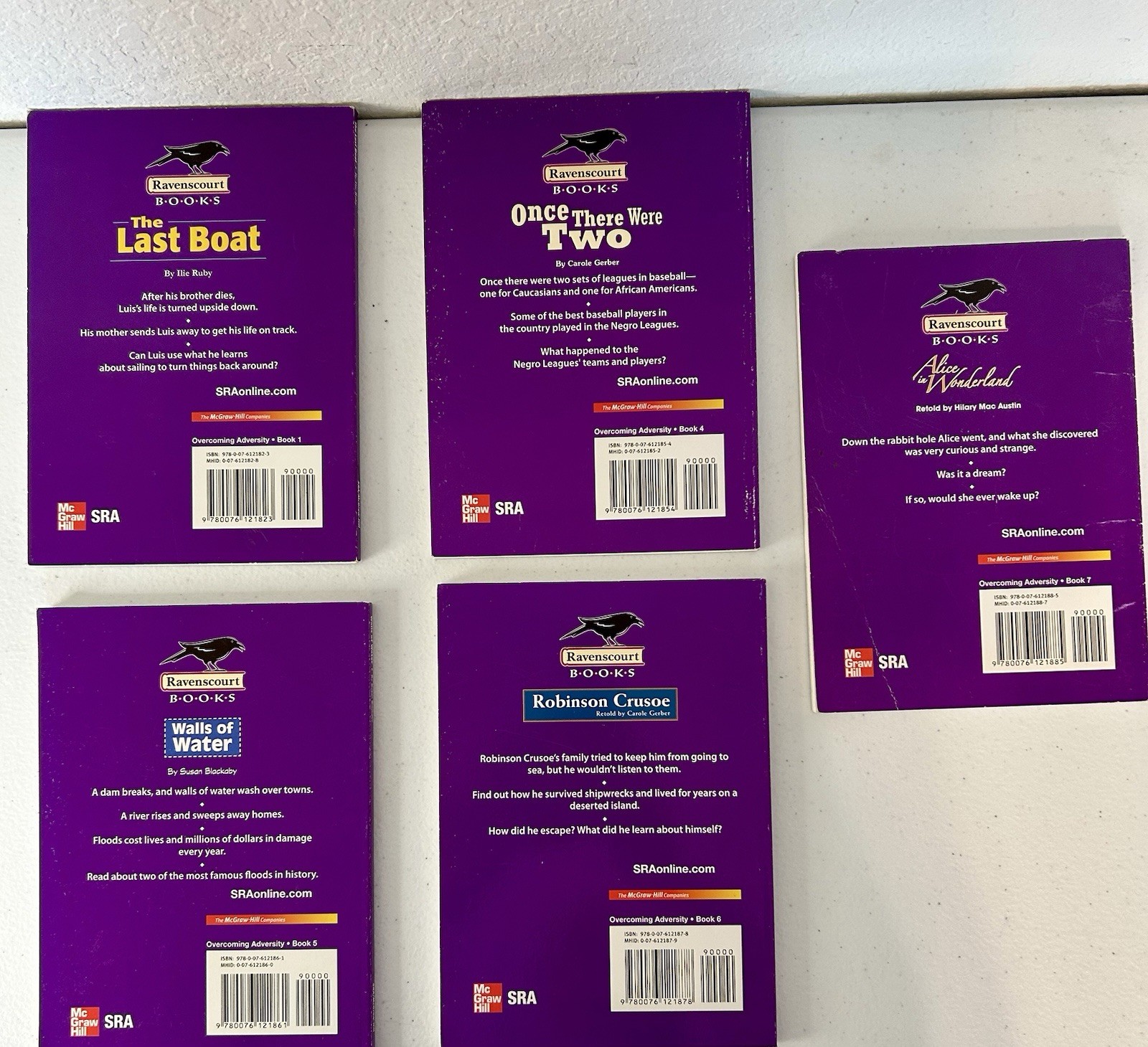 SRA McGraw Hill Lot 22 Chapter Book Readers Ravenscourt Books Homeschool Nice
