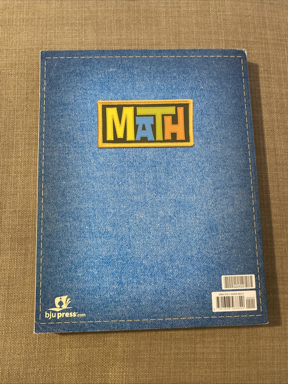 BJU PRESS Math K5 Kinder Worktext Fourth Edition Unused