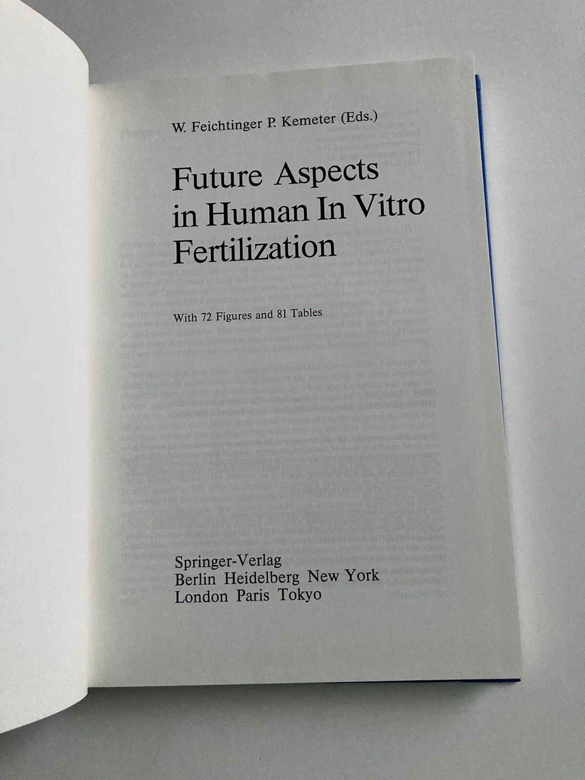 Future Aspects in Human In Vitro Fertilization | W. Feichtinger, P. Kemeter