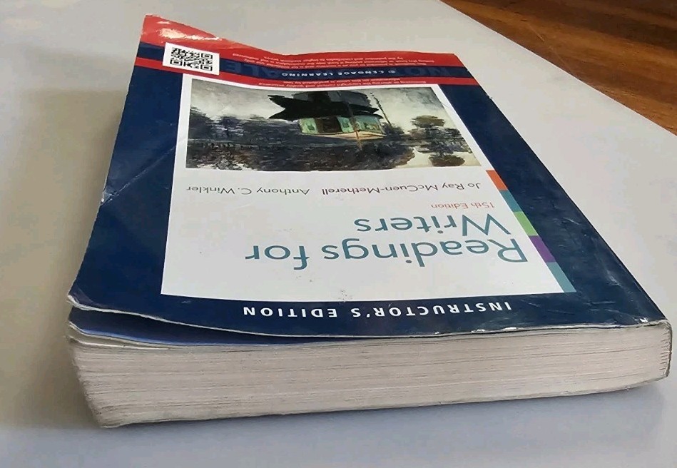 Instructors Edition Cengage Readings for Writers Textbook 15th Edition Metherell
