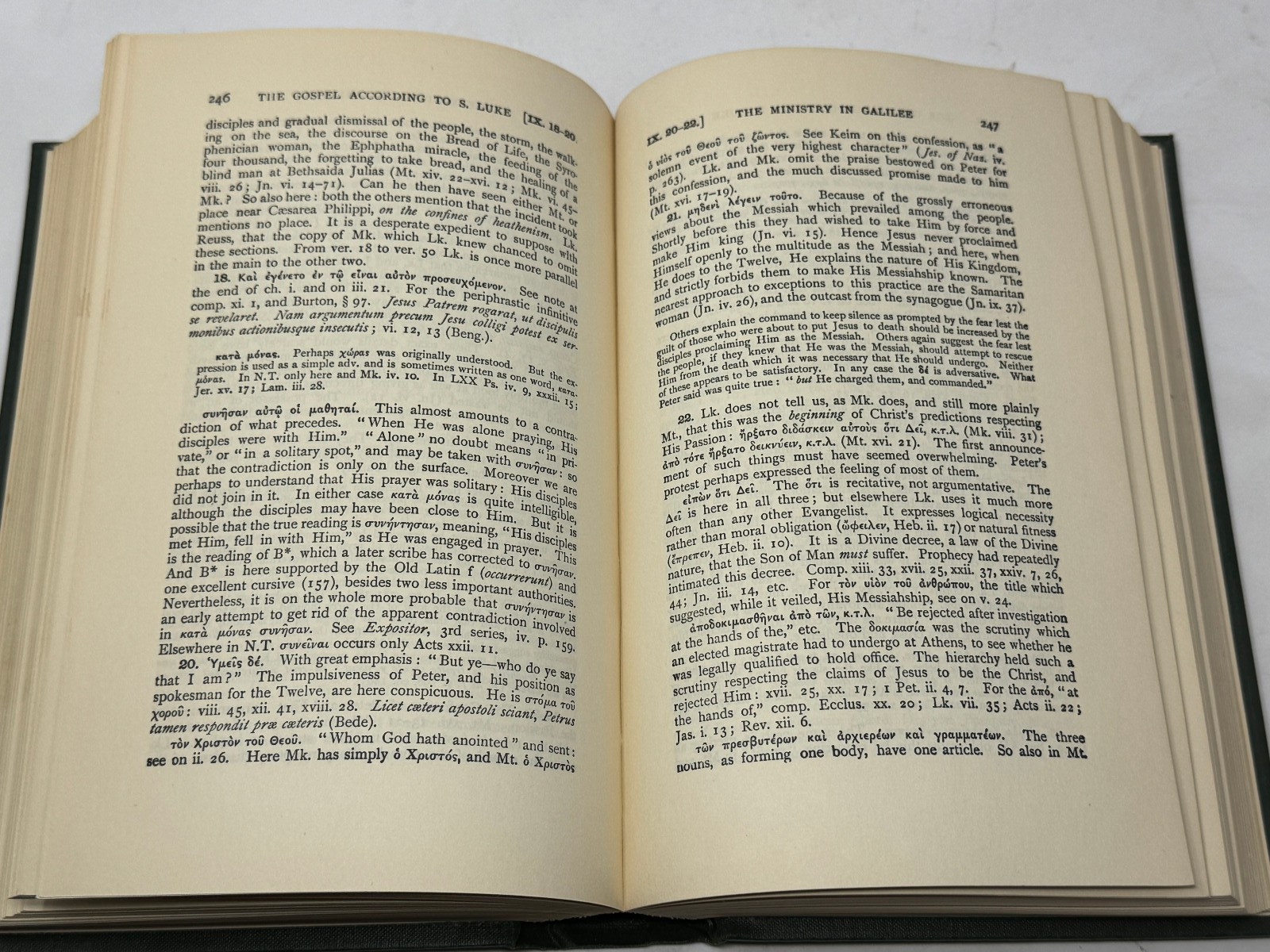 The Gospel of St. Luke The International Critical Commentary Alfred Plummer