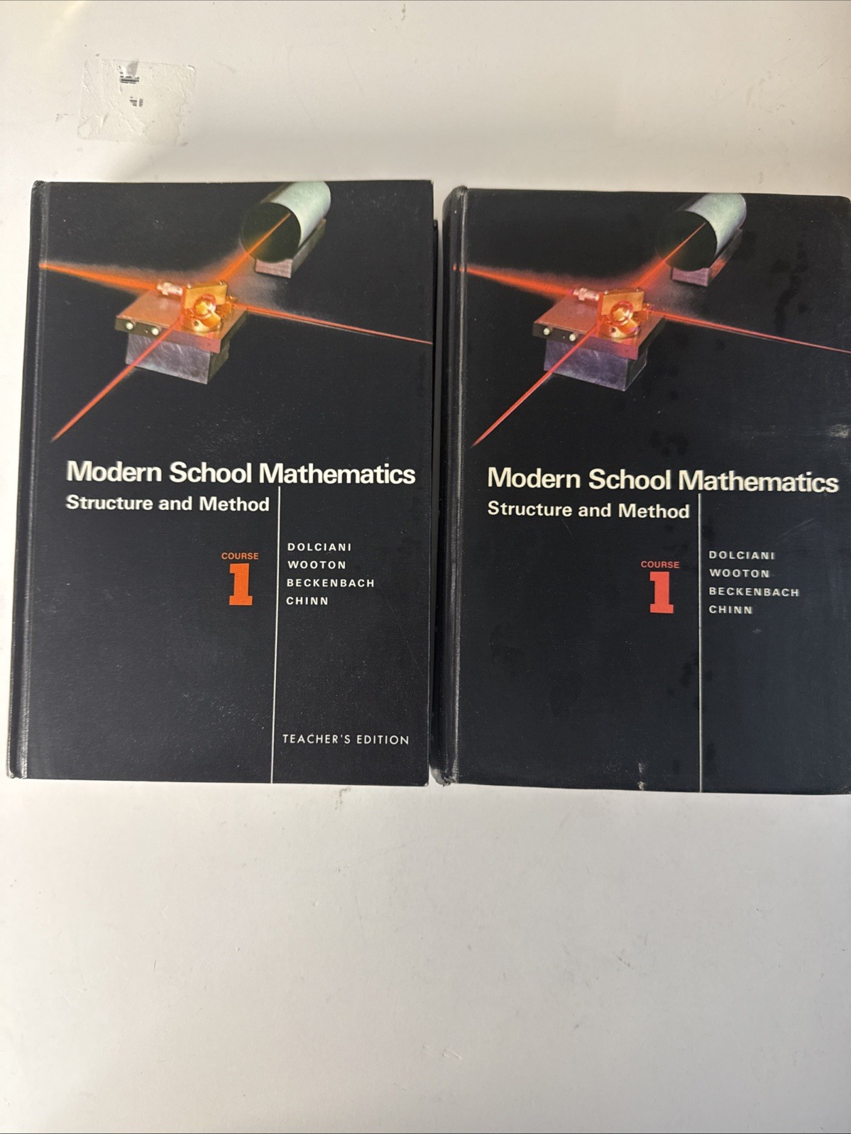 Modern School Mathematics, Course 1, 1970 Dolciani, Teacher & Student SET, Rare