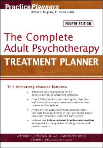 The Complete Adult Psychotherapy Treatment Planner – Paperback – GOOD