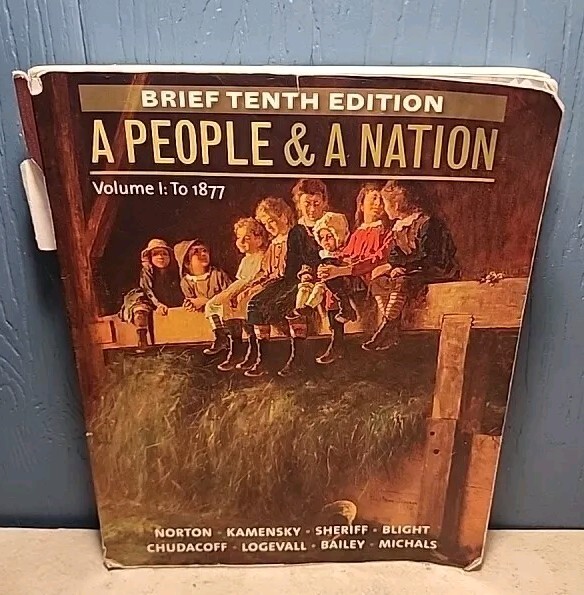 A People and a Nation Vol. 1 : To 1877 by Jane Kamensky, Howard Chudacoff, Mary