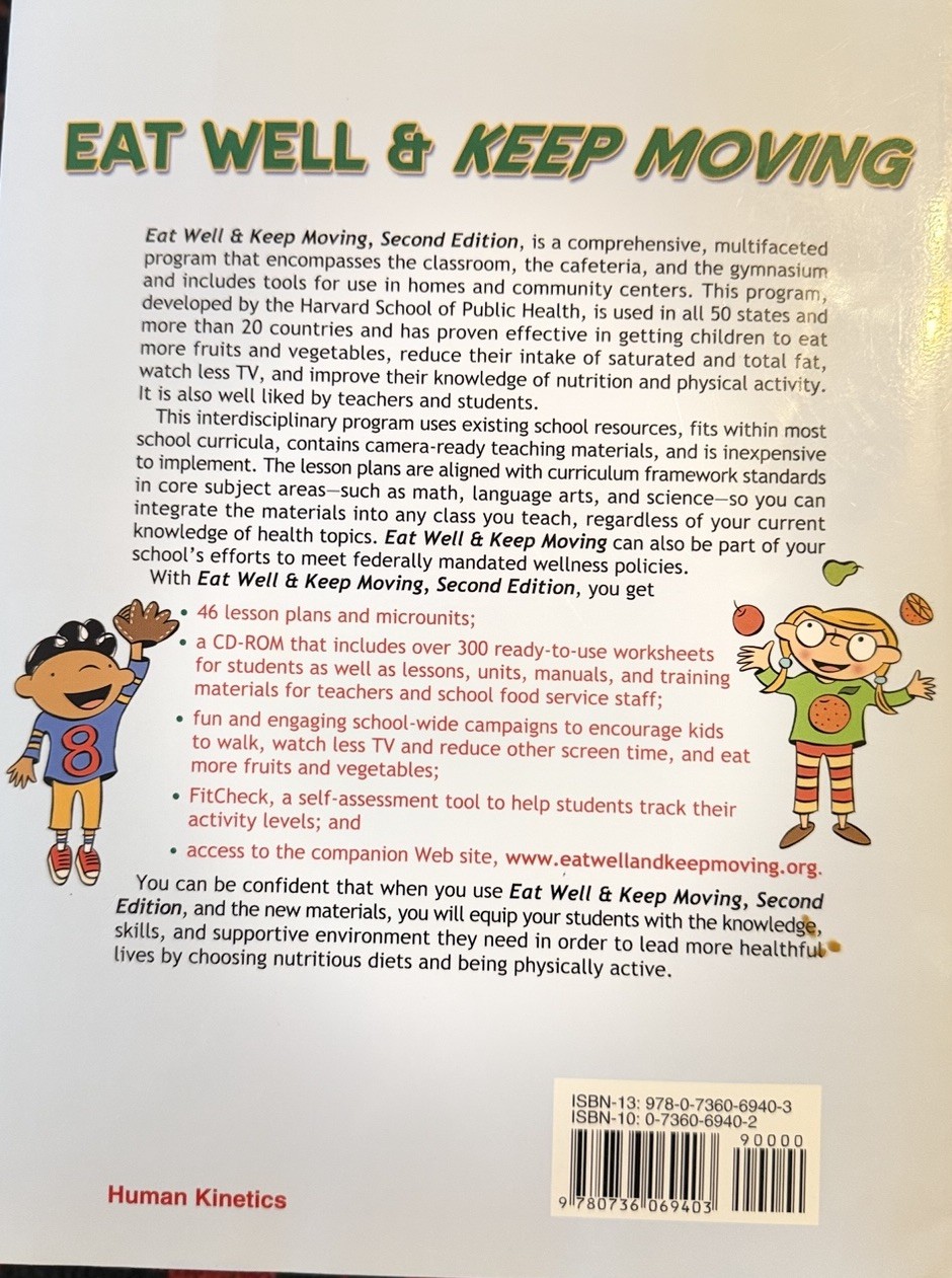 Eat Well & Keep Moving 2nd Ed PB Human Kinetics Cheung Dart Multimedia