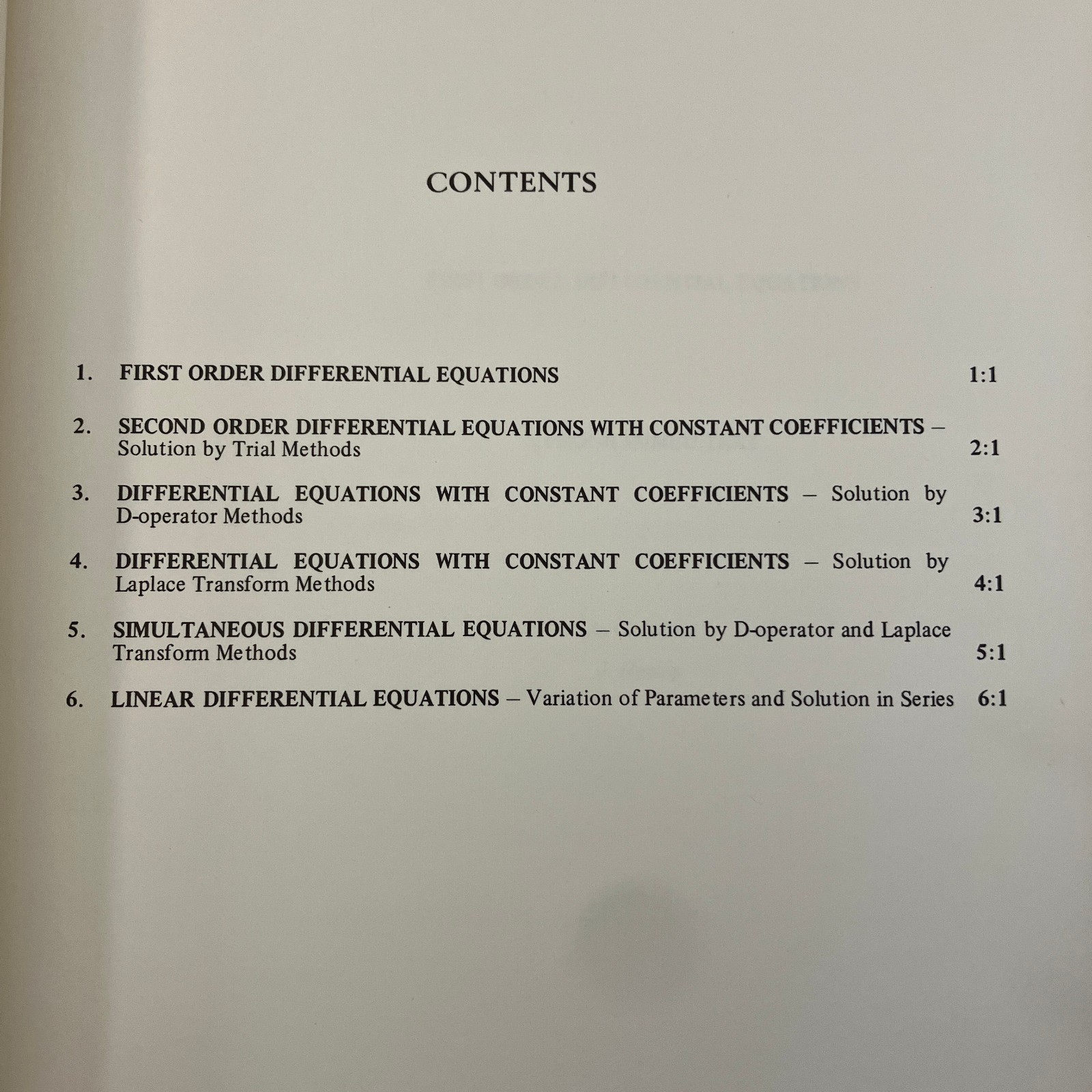 Ordinary Differential Equations Vintage 1970 TPB Bajpai Calus Hyslop John Wiley