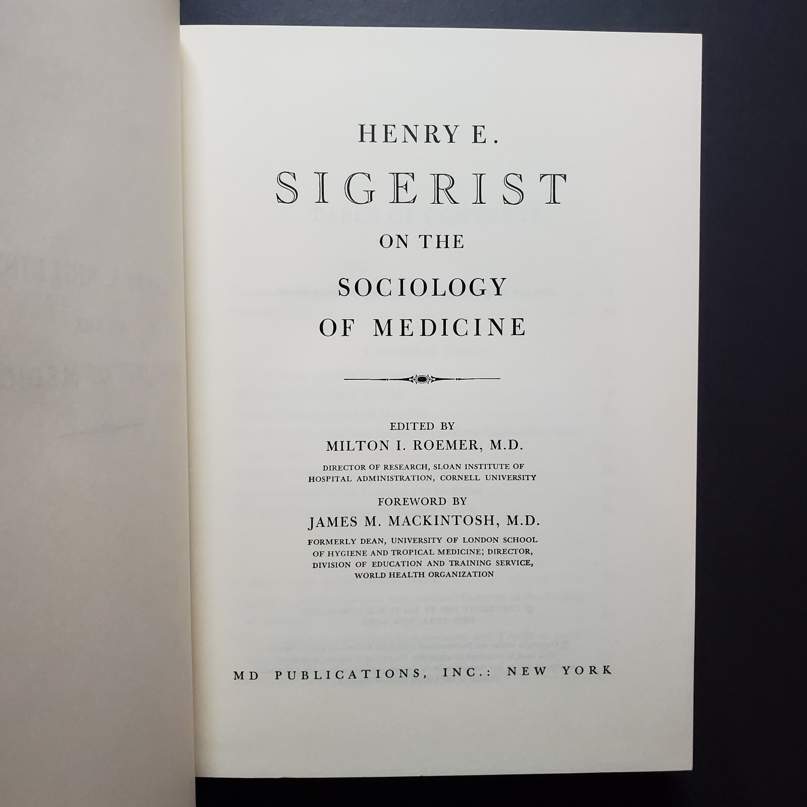 Vintage Medical, 2 Volume Box Set, on the History/Sociology of Medicine (1960)