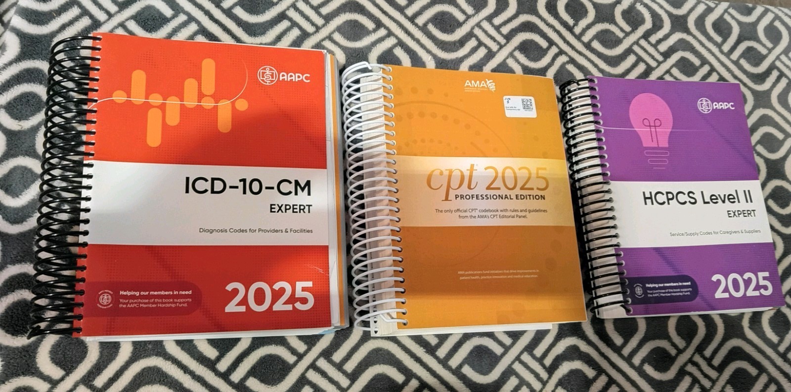 AAPC BUNDLE ICD-10-CM Expert 2025, CPT 2025, and HCPCS Level II 2025