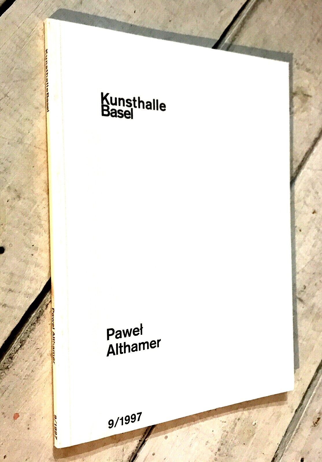 Pawel Althamer Kunsthalle Basel Best seller Paperback