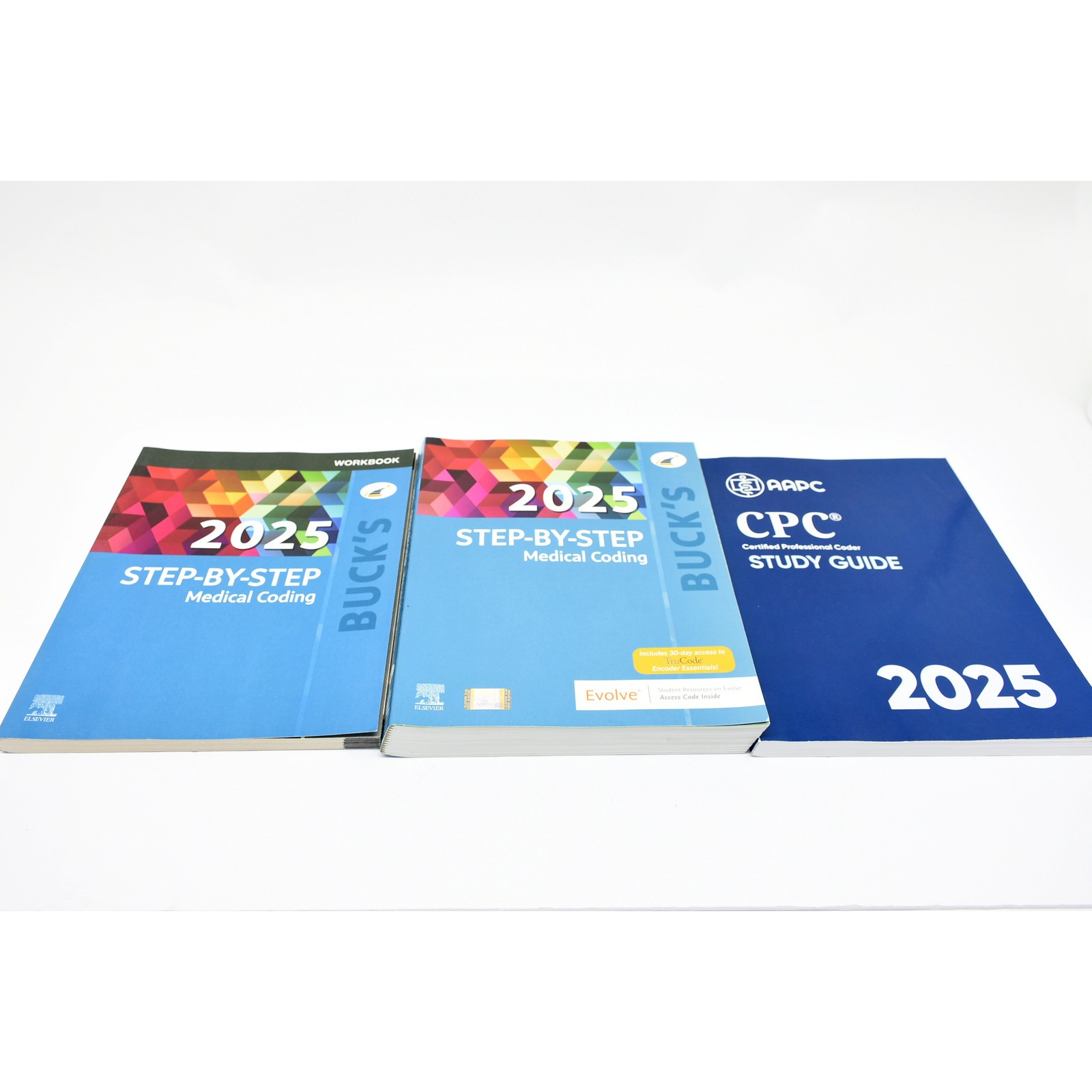 Buck’s Step-by-Step Medical Coding w/ Workbook & AAPC CPC Study Guide – 2025
