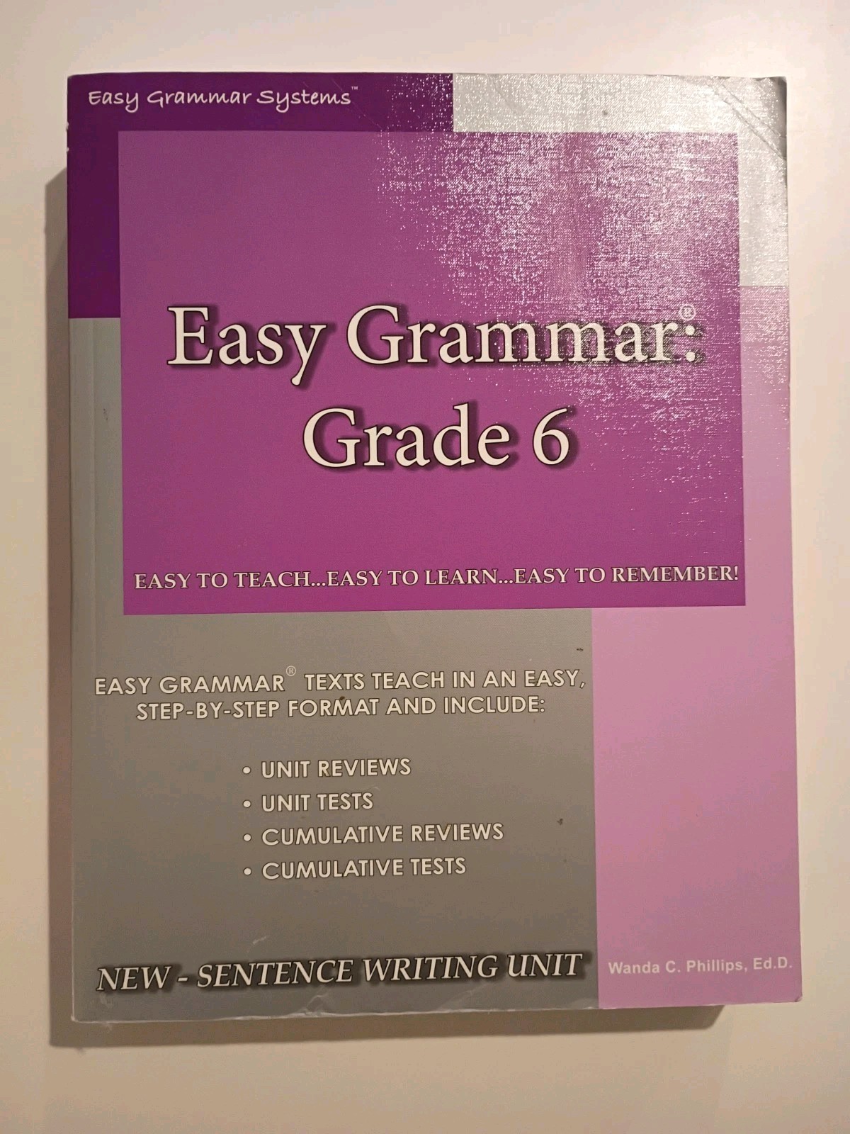 Easy Grammar Grade 6 Teacher Edition Homeschool Language Arts Curriculum Book