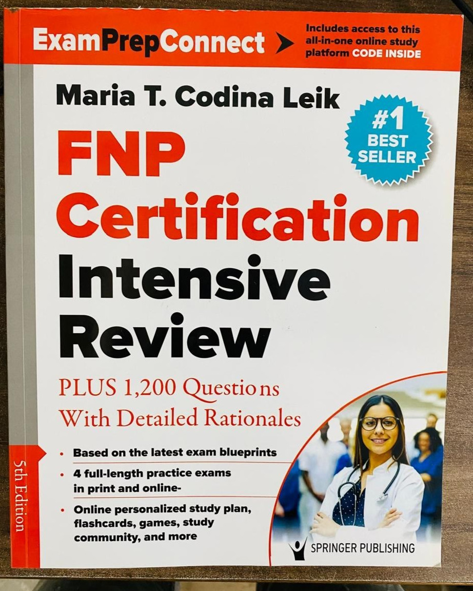 FNP Certification Intensive Review PLUS 1,200 Practice Questions & Detailed