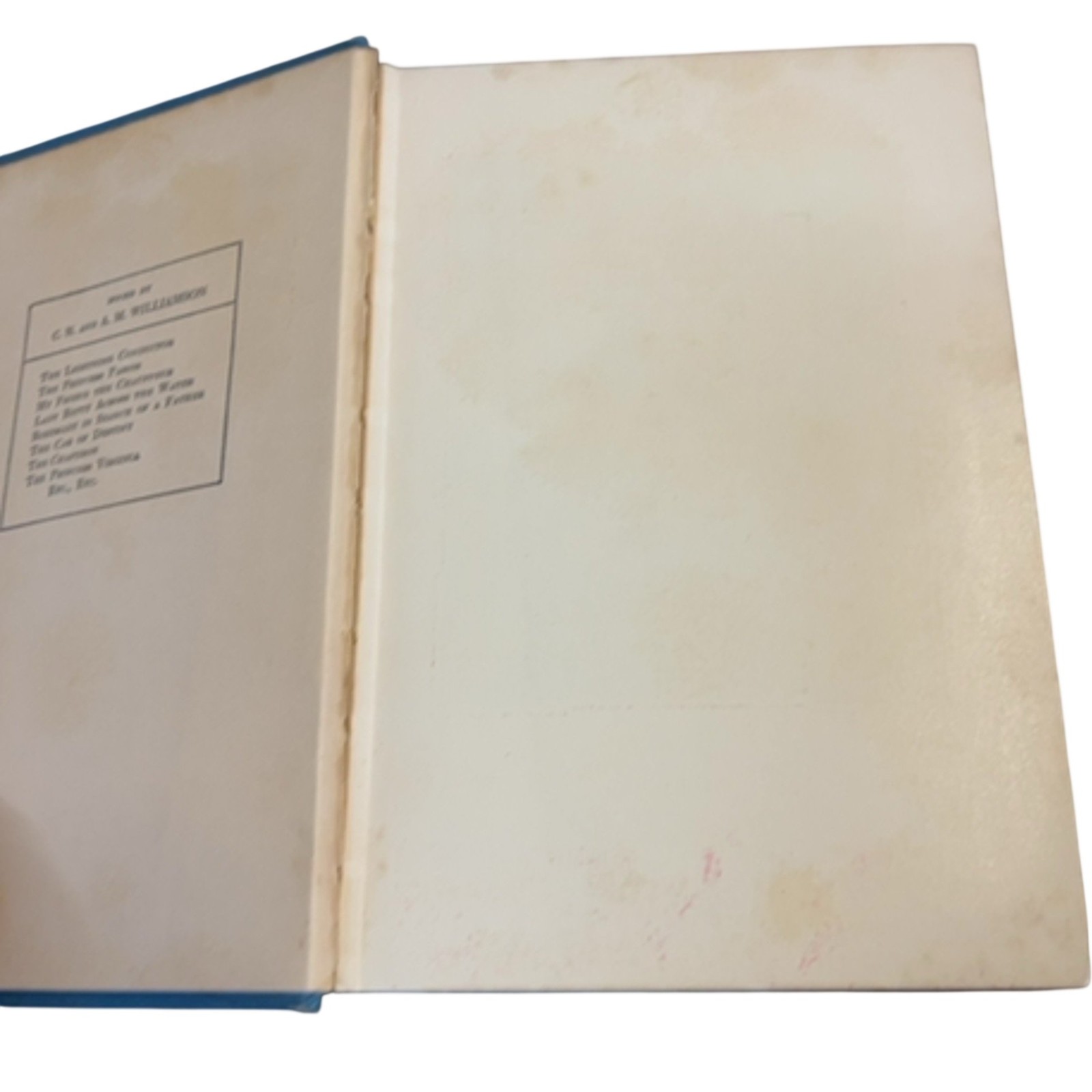 Set in Silver by C N & A M Williamson Hardcover Illustrated 1909 Fiction