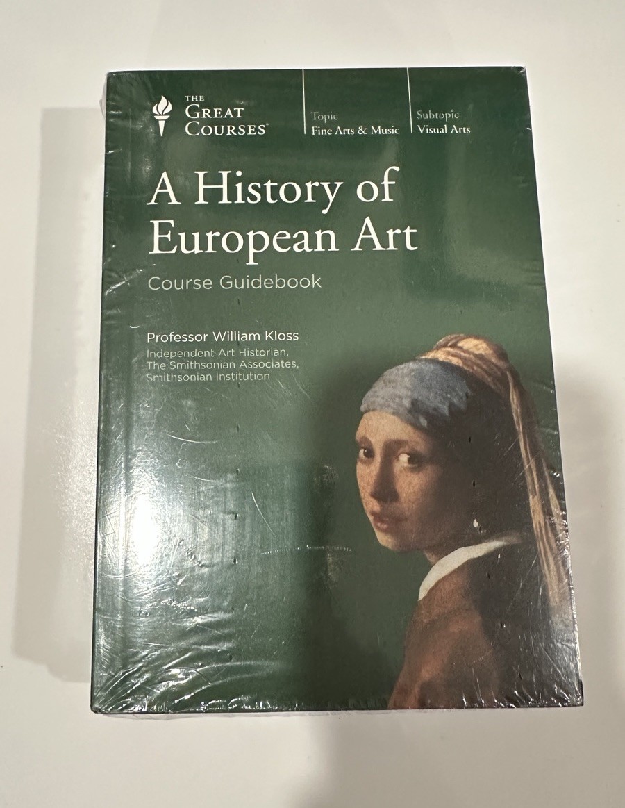 The GREAT COURSES A History of European Art Guidebook & DVD NEW SEALED