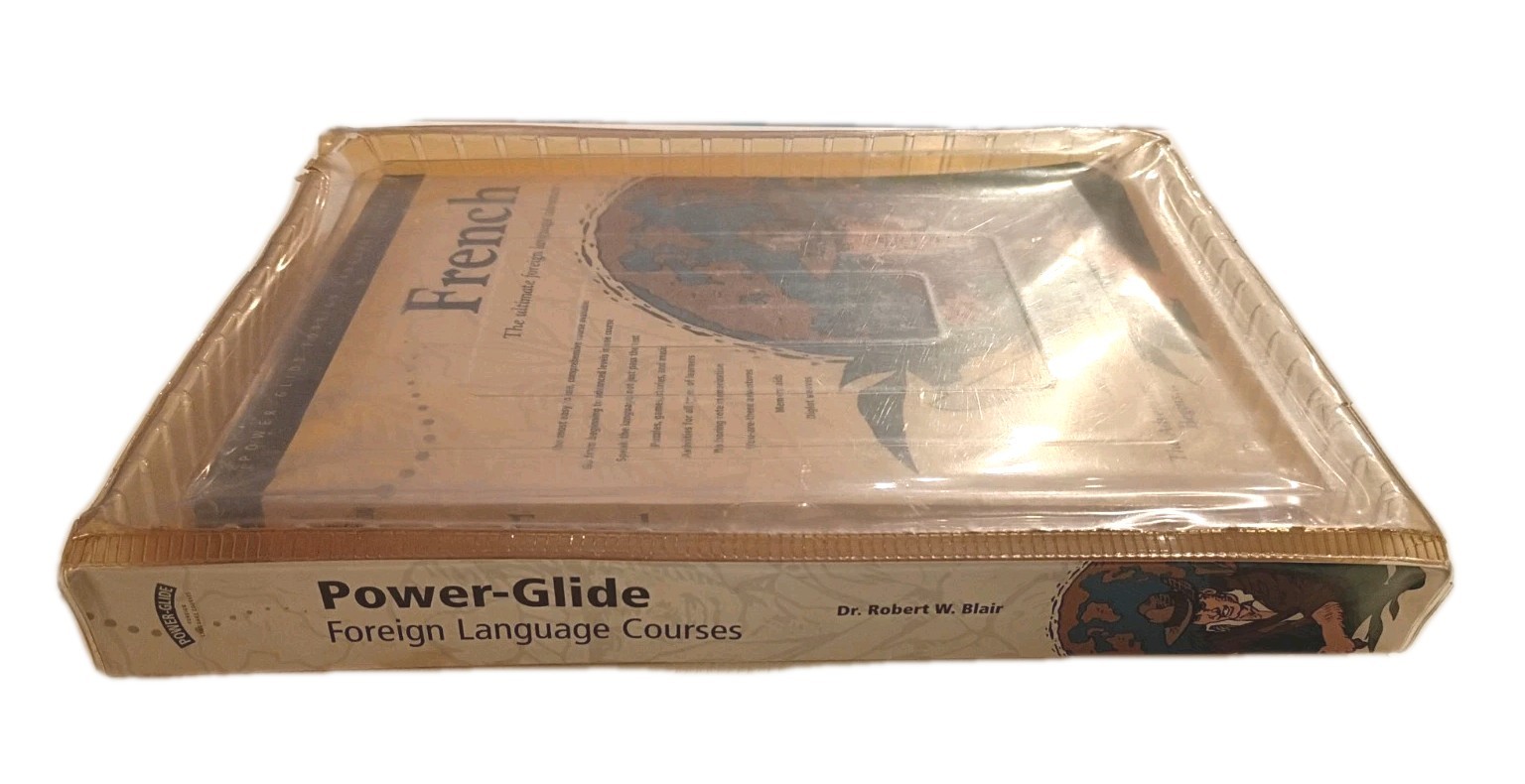 Power Glide French Book Cassettes Homeschool Foreign Language Course Curriculum