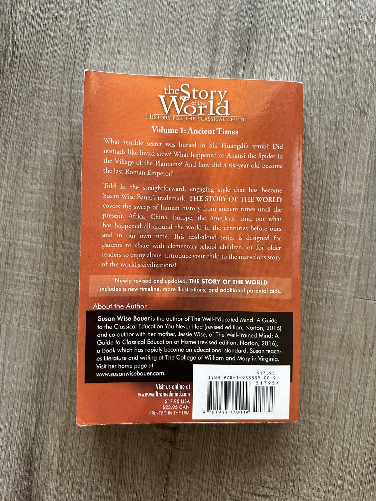 Story of the World Ser.: Story of the World #1 Ancient Times Revised Vol. 1