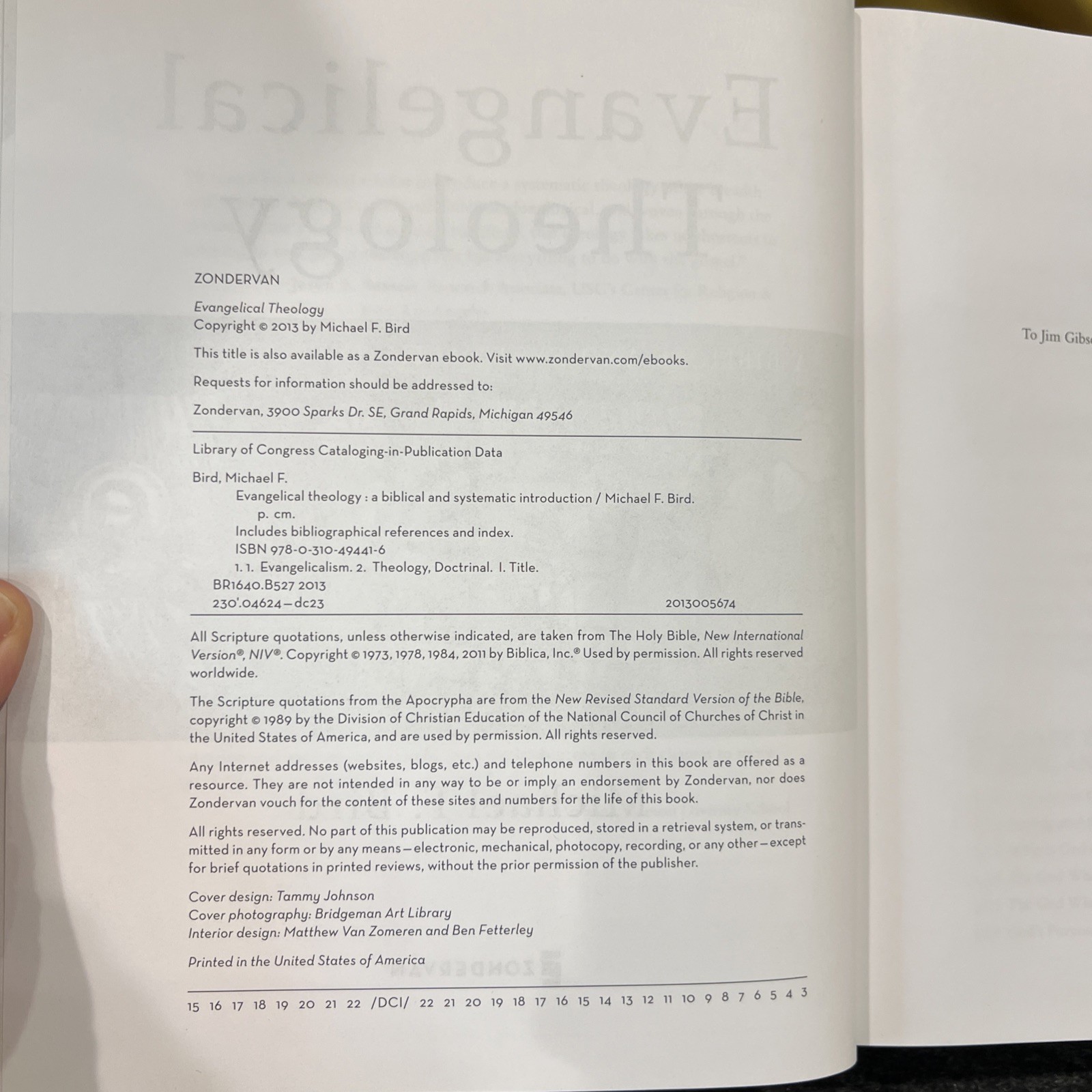 Evangelical Theology Biblical and Systematic Introduction Michael Bird 2013 HC