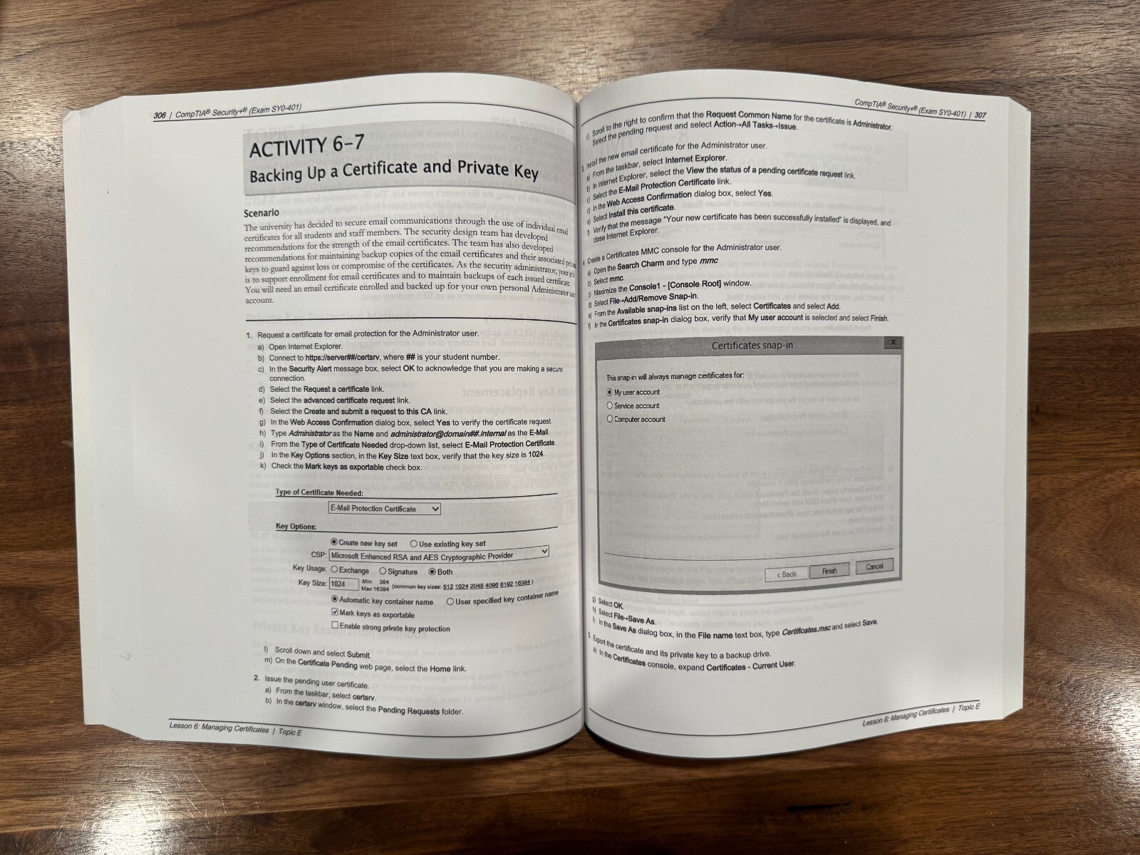 Logical Operations – CompTIA Security+ (SY0-401) – 2014 Student Ed – Good