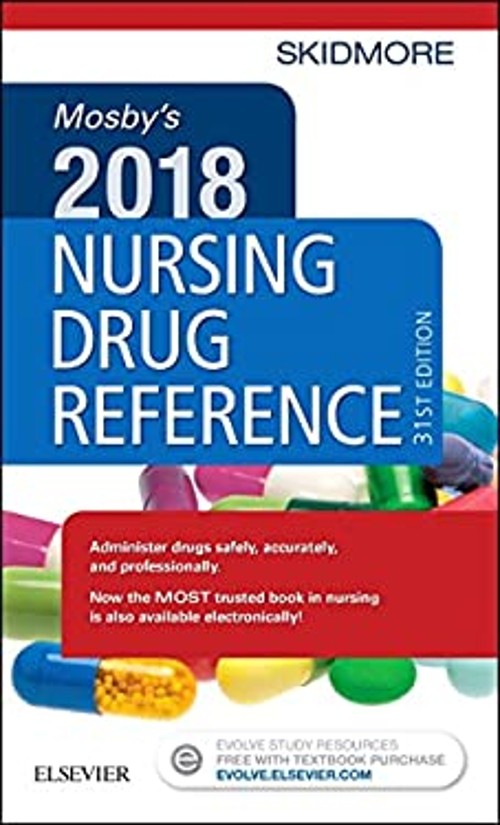 Mosby’s 2018 Nursing Drug Reference Paperback Linda Skidmore-Roth