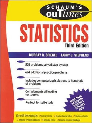 Schaum’s Outline of Statistics (Sch…, Spiegel, Murray