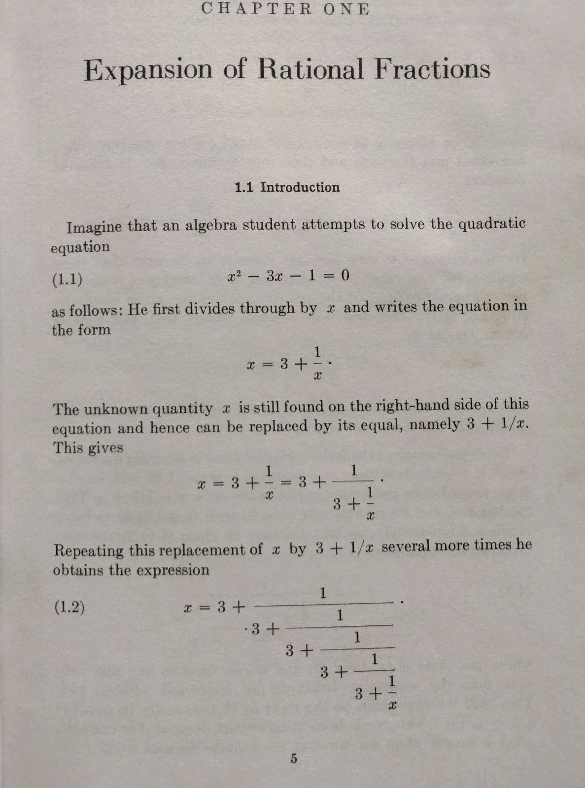 Continued Fractions C.D. Olds First Print New Mathmatical Library Number 9 HC