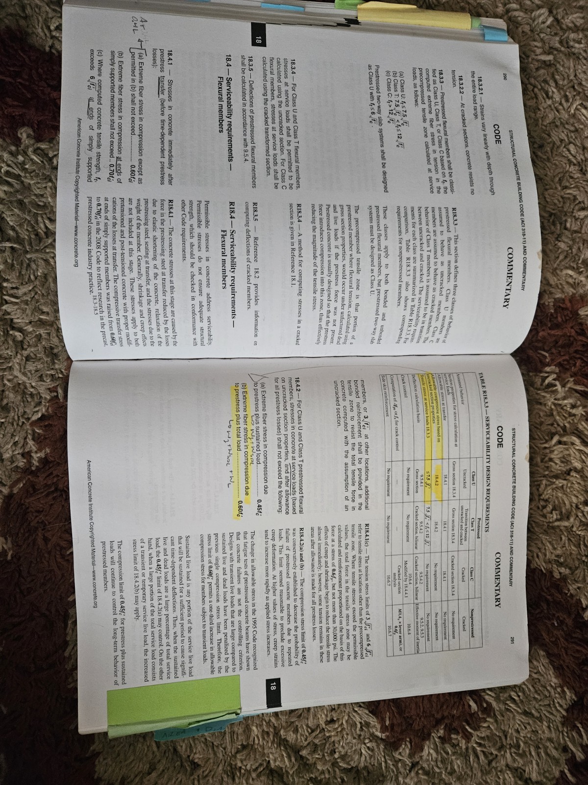 318-08: Building Code Requirements for Structural Concrete and…