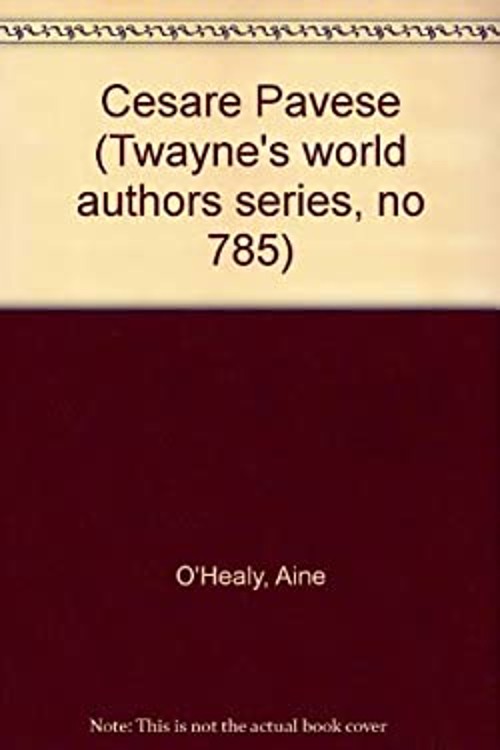 Cesare Pavese Hardcover Anne-Marie O’Healy