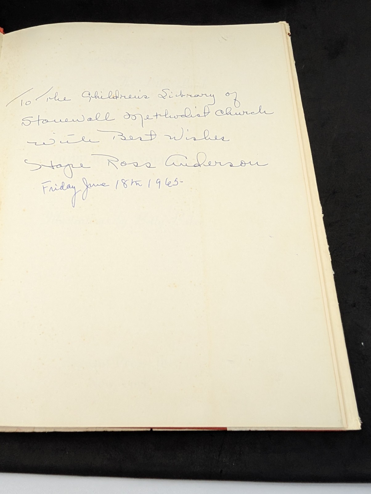 Book Penelope, The Little Lamb by hope Ross Anderson Signed 1964 1st Edition