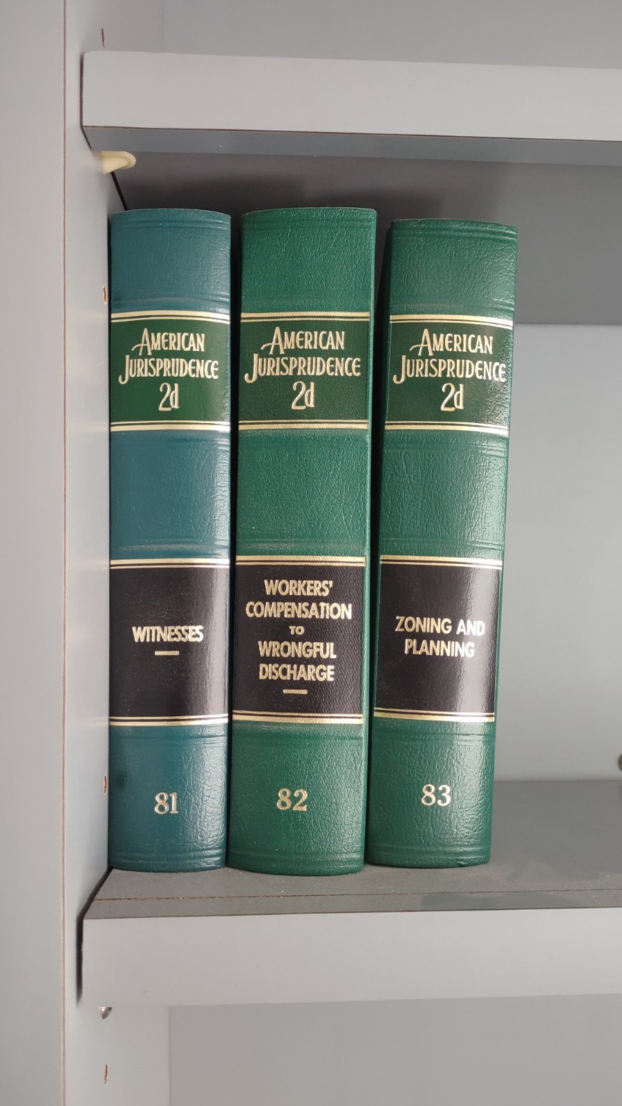American Jurisprudence 2d All Volumes + Supplemental Book Law Choose Yours
