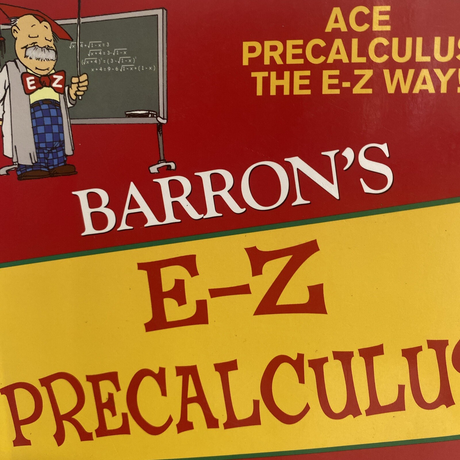 Barron’s Education Series Inc, E-Z Precalculus by Peter Eisen Textbook