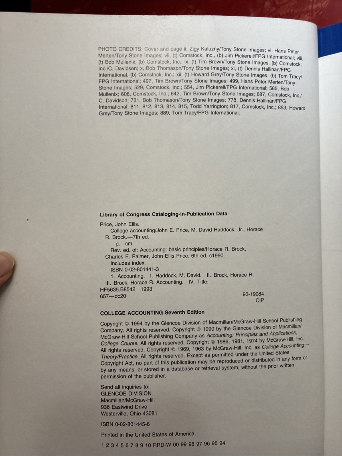 2 College Accounting Textbooks 7th Edition Chapters 1-25 Price Haddock Brock