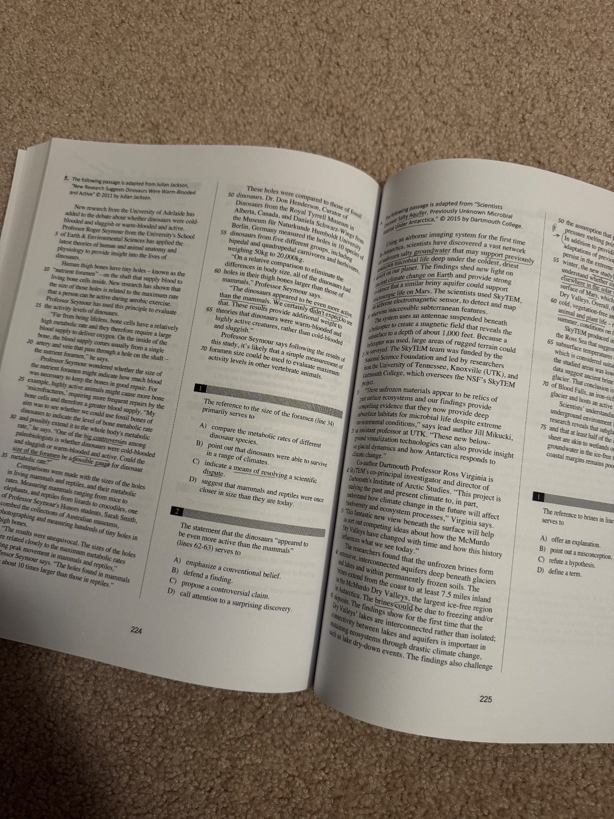 Critical Reader: The Complete Guide to SAT Reading by Erica L. Meltzer (3rd ed)