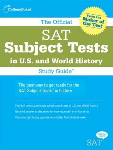 The Official SAT Subject Tests in U.S. History and World History: Used