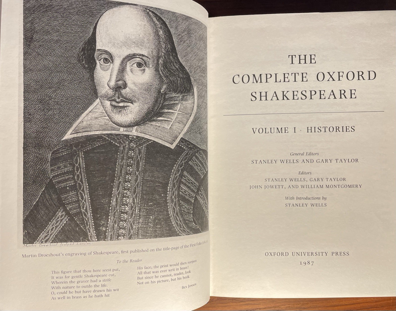 The Complete Oxford Shakespeare 3 Vol Box Set HC – Histories Comedies Tragedies