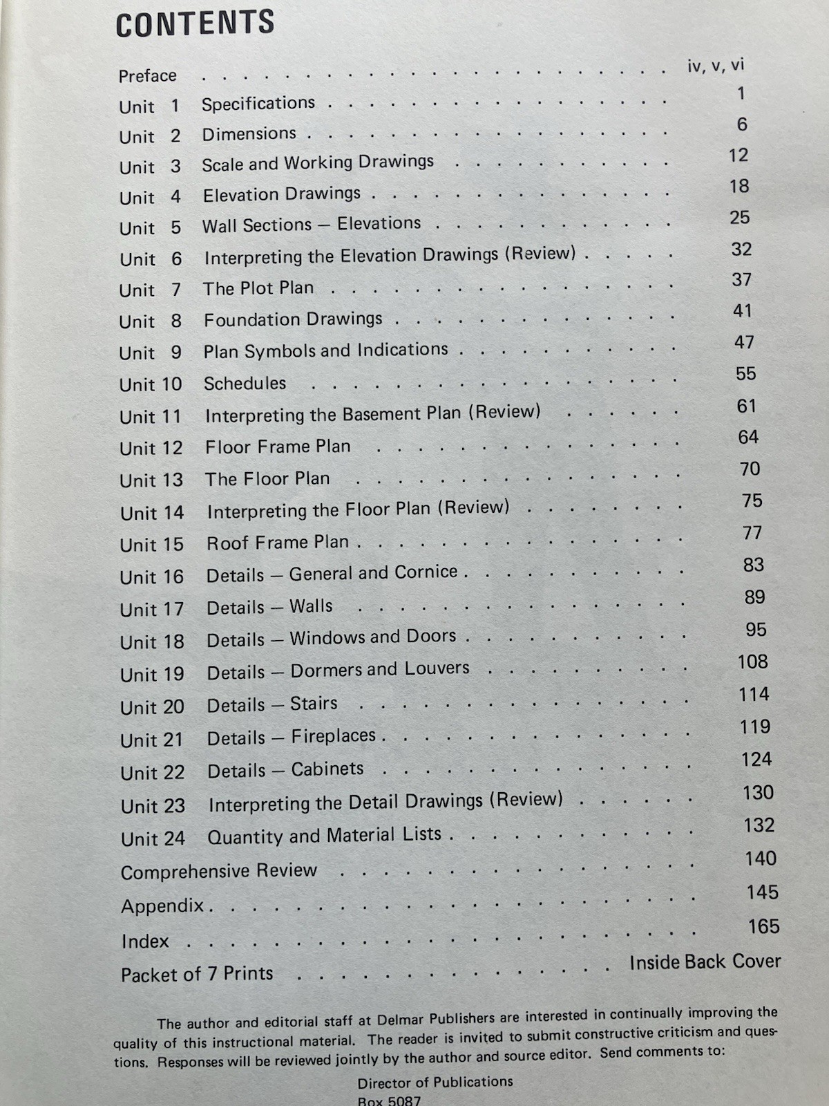 Blueprint Reading and Sketching for Carpenters: Residential (with Plans) Book