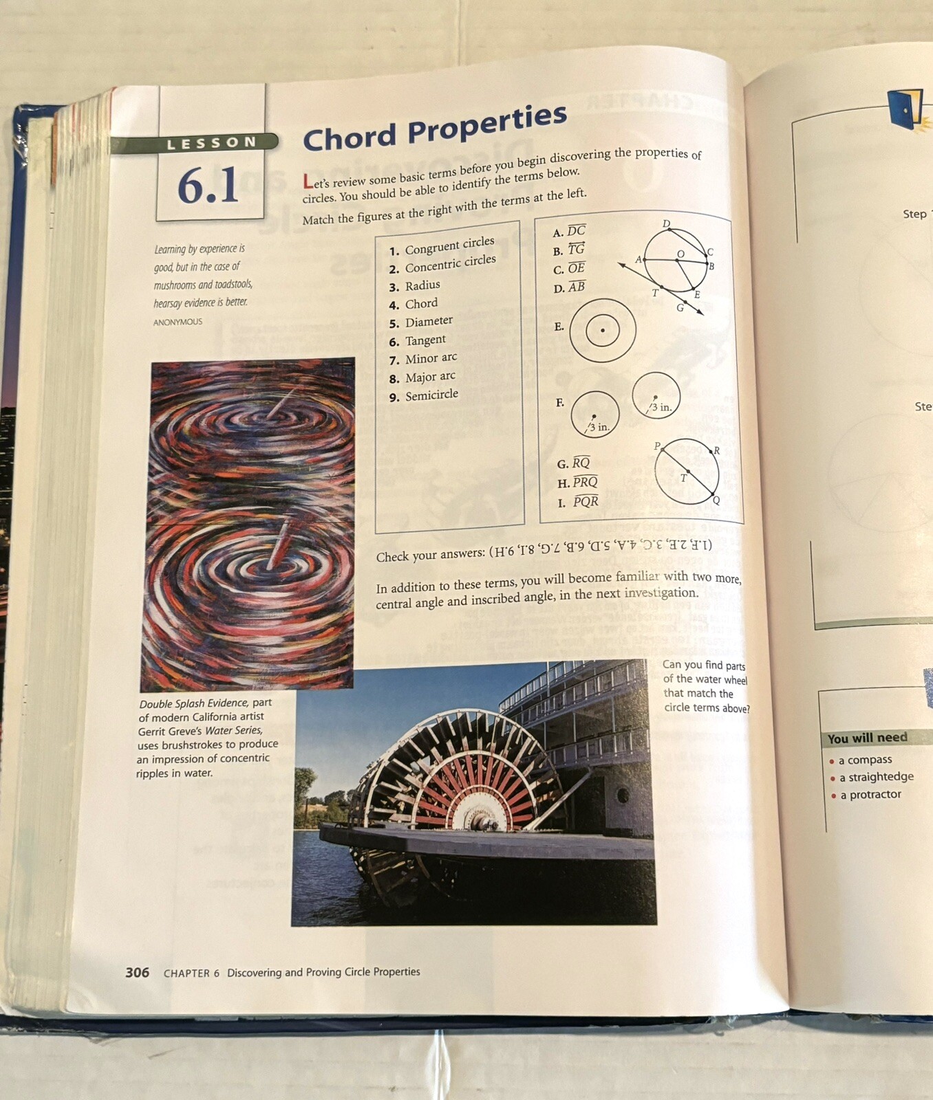 Geometry Math Textbook Key Curriculum Press Hardcover ISBN 1559534591