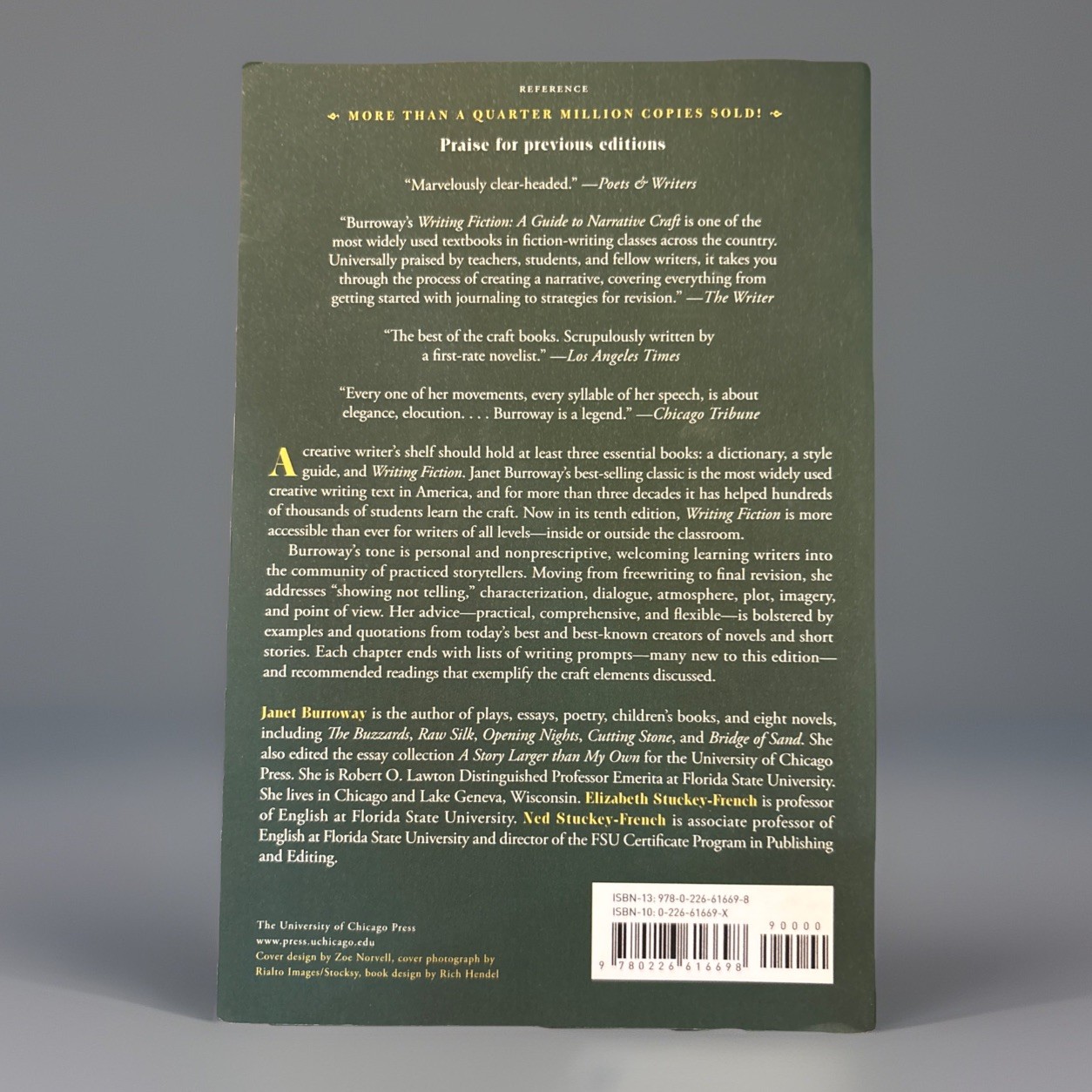 Writing Fiction: [Tenth Ed.] A Guide to Narrative Craft by Janet Burroway (PB)