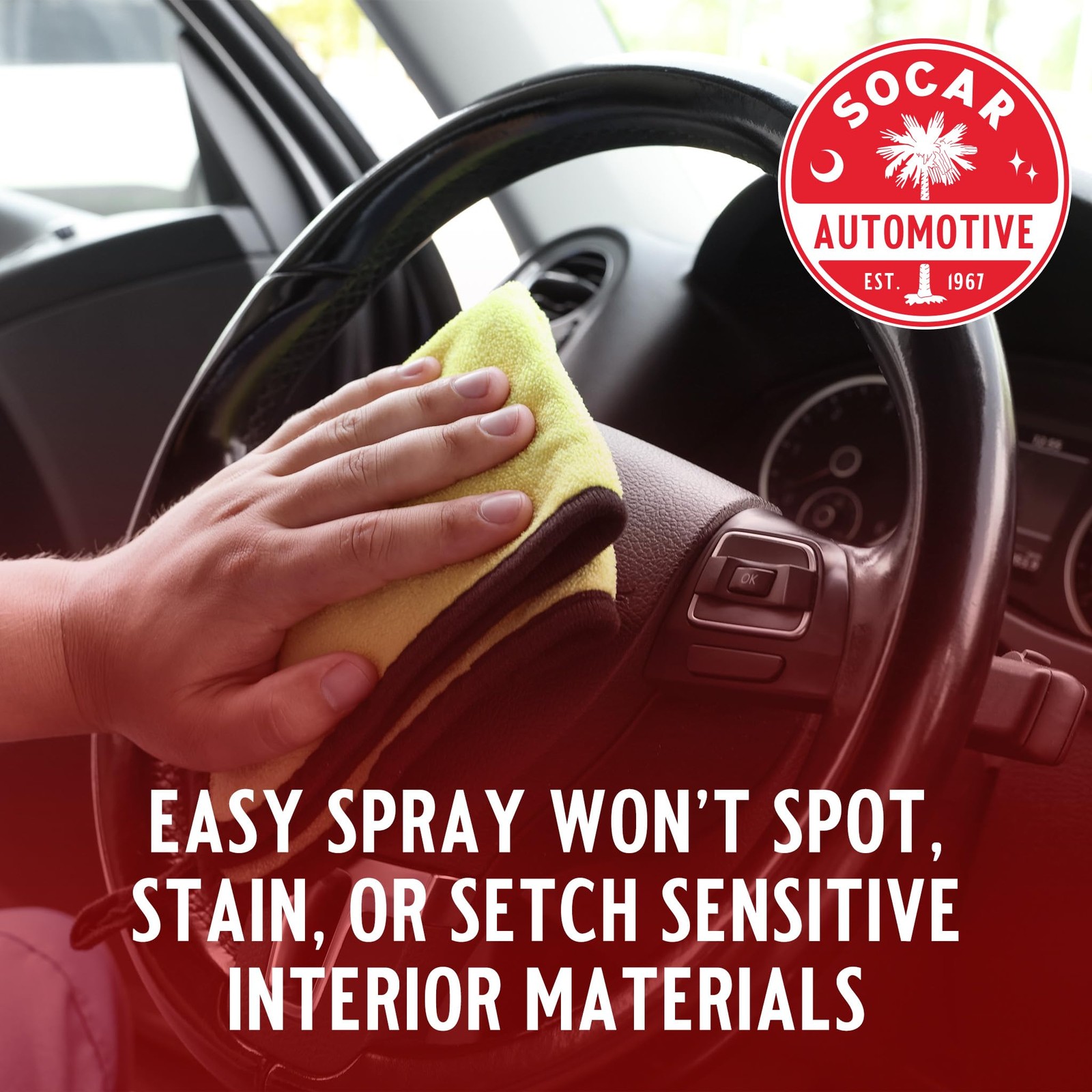 SOCAR Finishing Touch Interior Protectant – 16 fl oz, Professional Grade Dres…