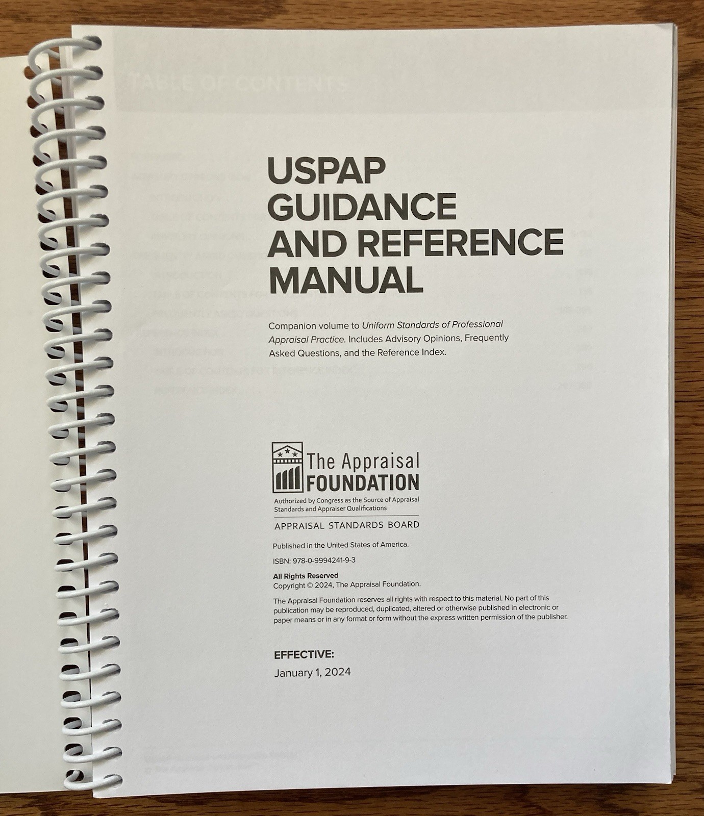 The Appraisal Foundation USPAP Guidance and Reference Manual 2024 Edition