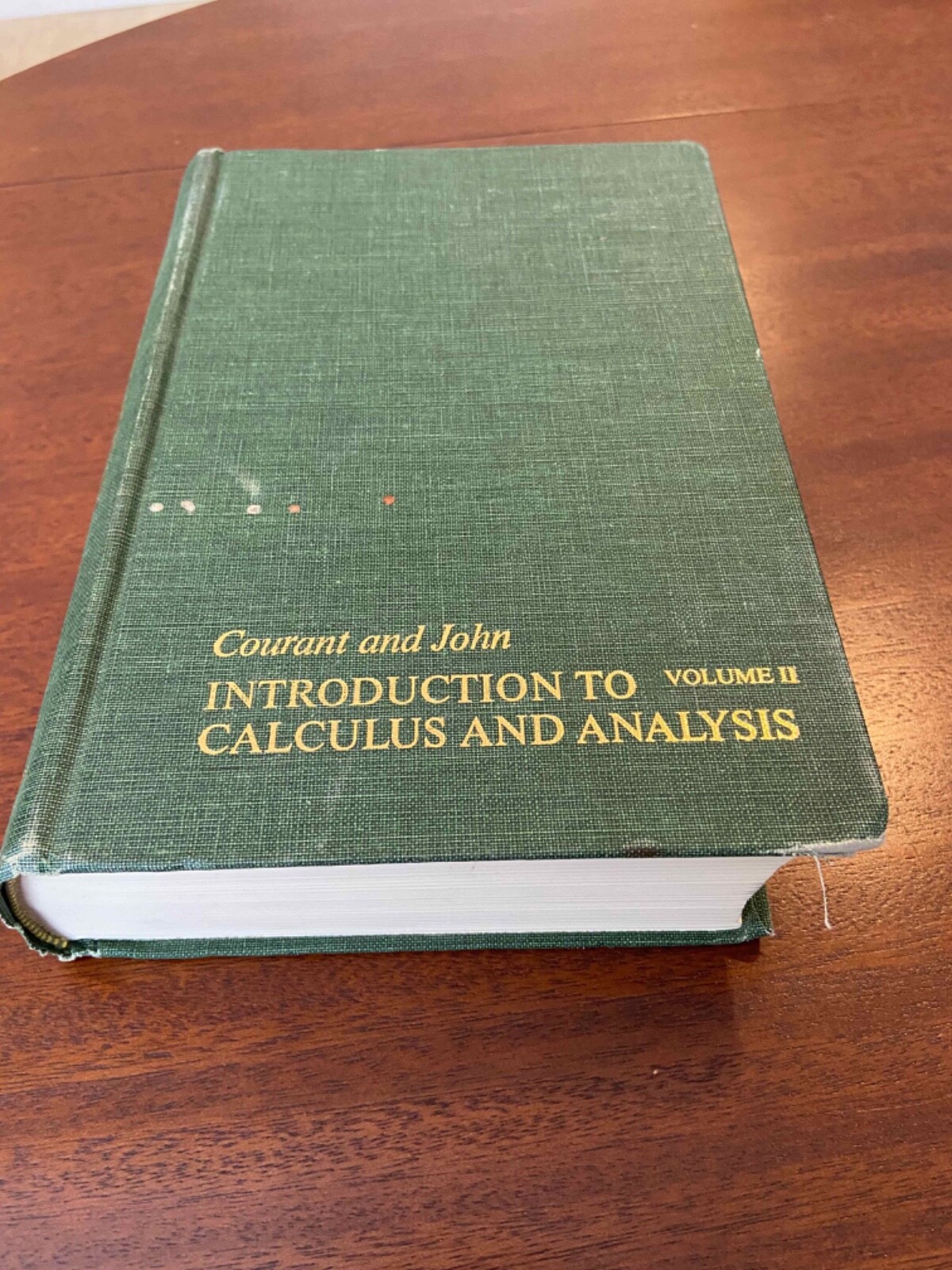 Introduction to Calculus and Analysis, 2 Volume set : Courant & John, Wiley