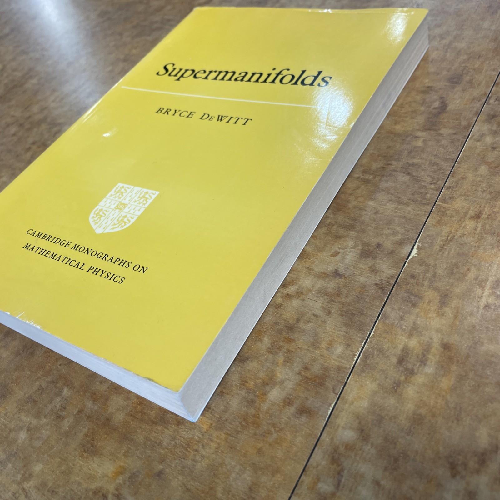 Supermanifolds by Bryce S. Dewitt (1987, Trade Paperback)