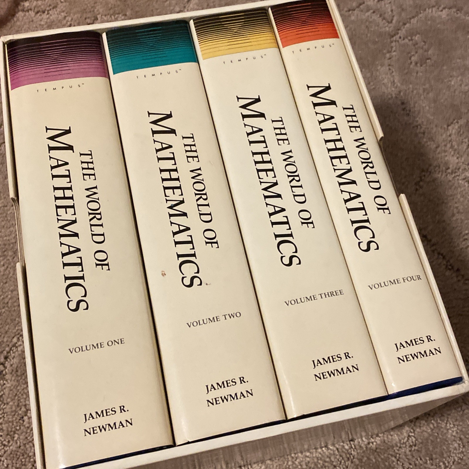 The World of Mathematics (Tempus) – Paperback By Newman, James R. – Very Nice!
