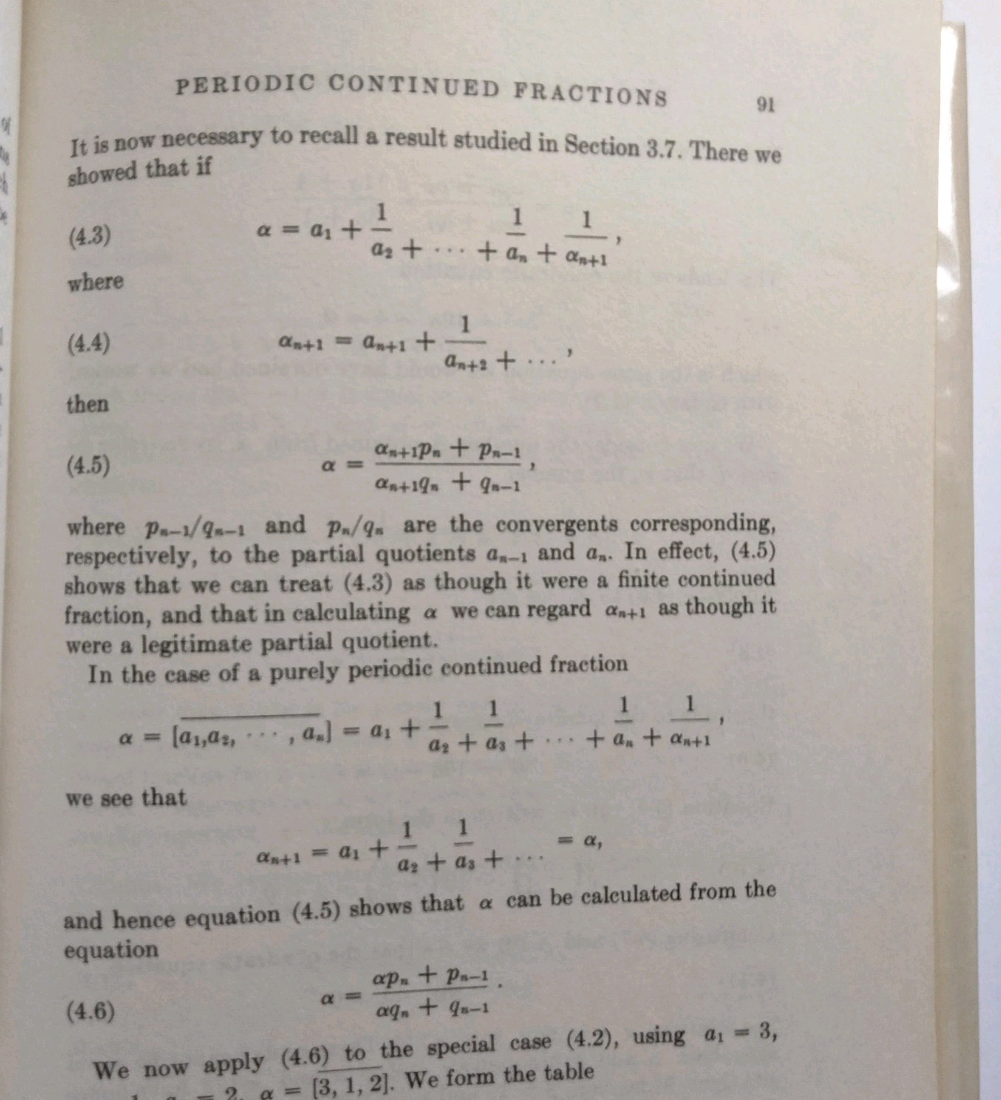 Continued Fractions C.D. Olds First Print New Mathmatical Library Number 9 HC
