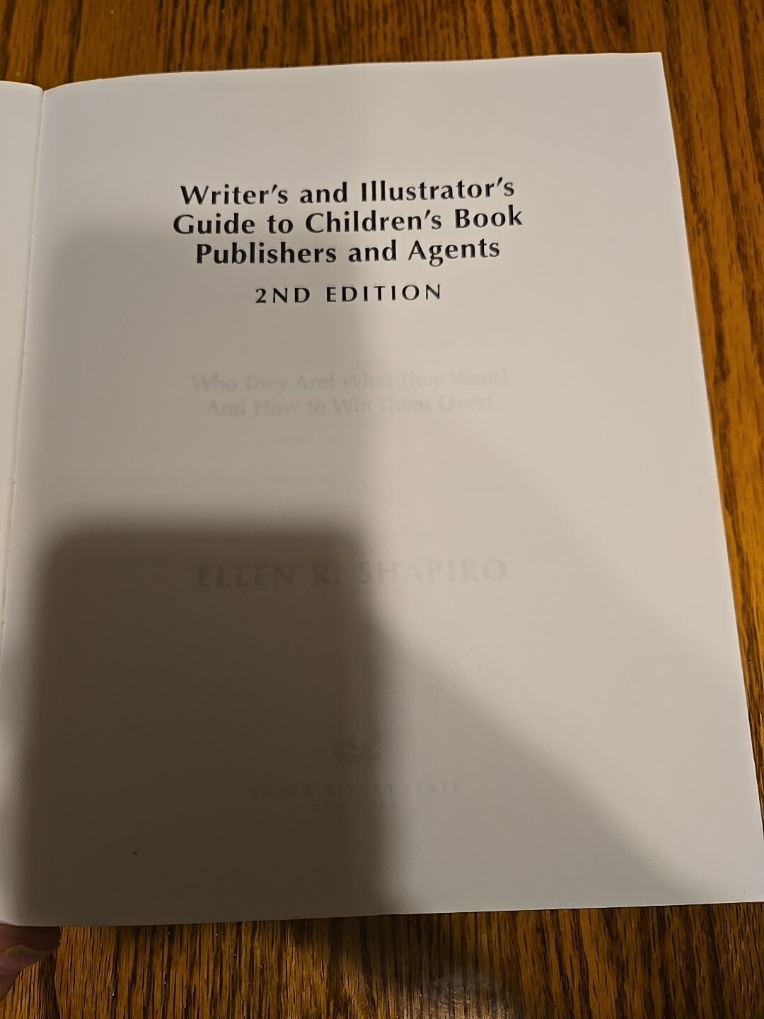 Writer’s & Illustrator’s Guide to Children’s Book Publishers and Agents, 2nd Ed,