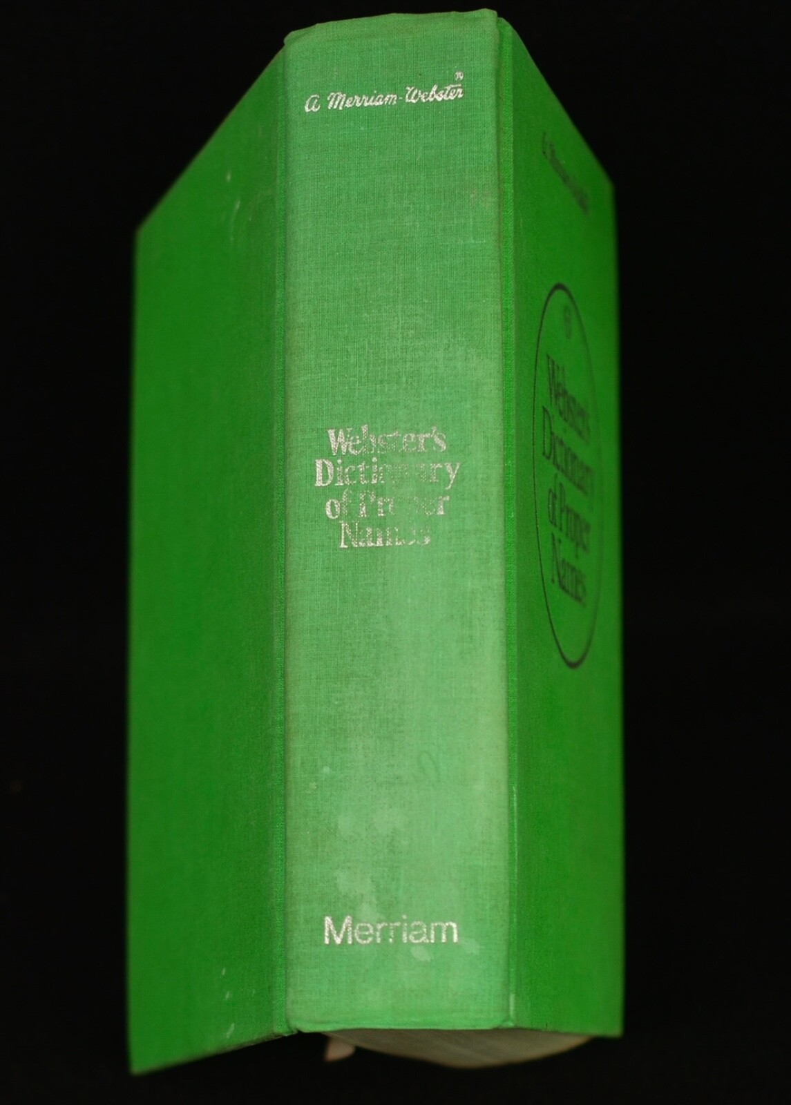 Webster’s Dictionary of Proper Names by Geoffrey Payton, Good, hardcover