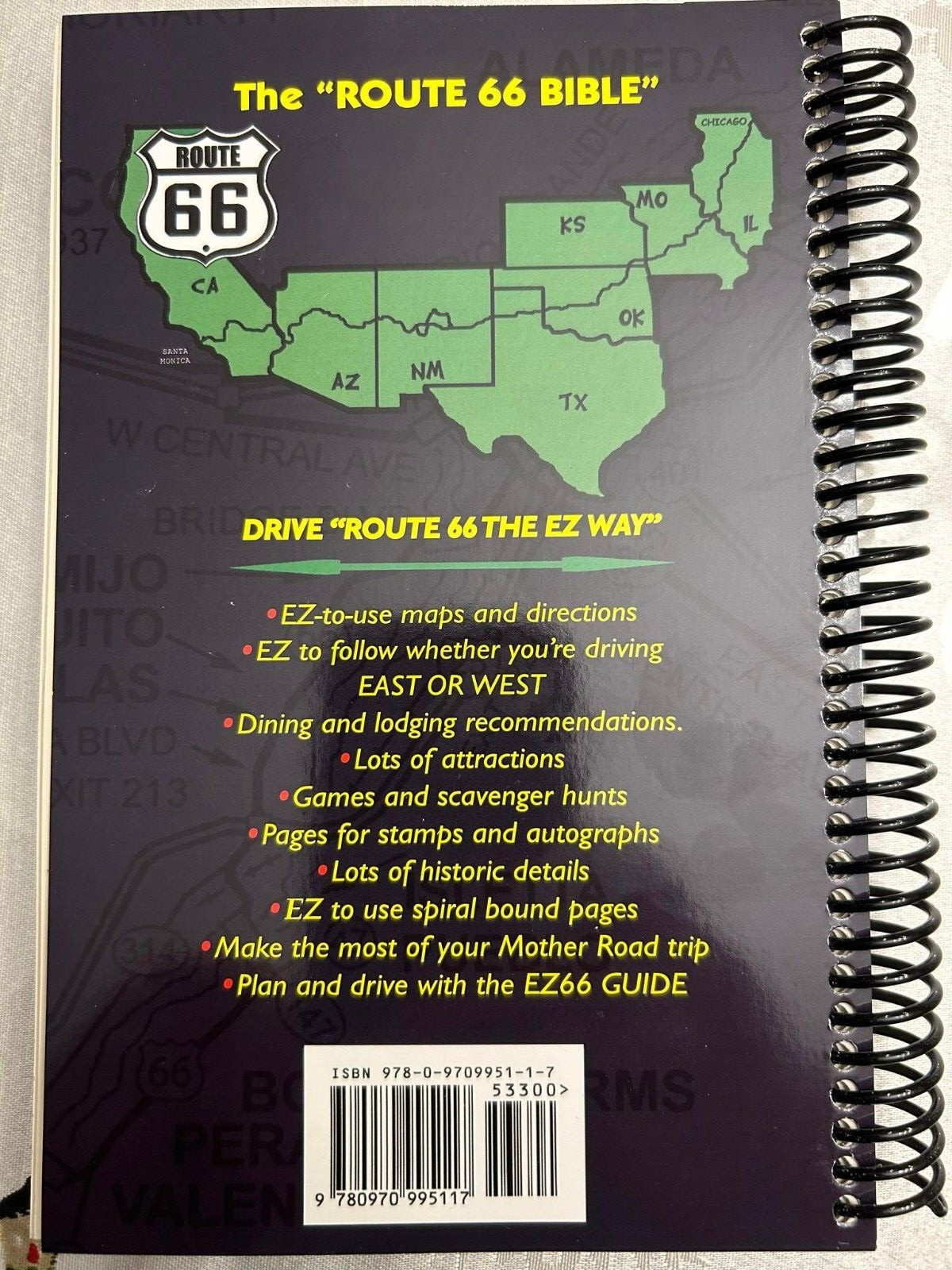 Route 66 EZ 66 Guide for travelers 6th Edition Brand New 2026 McClanahan