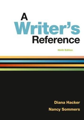 A Writer’s Reference – Spiral-bound By Hacker, Diana – GOOD