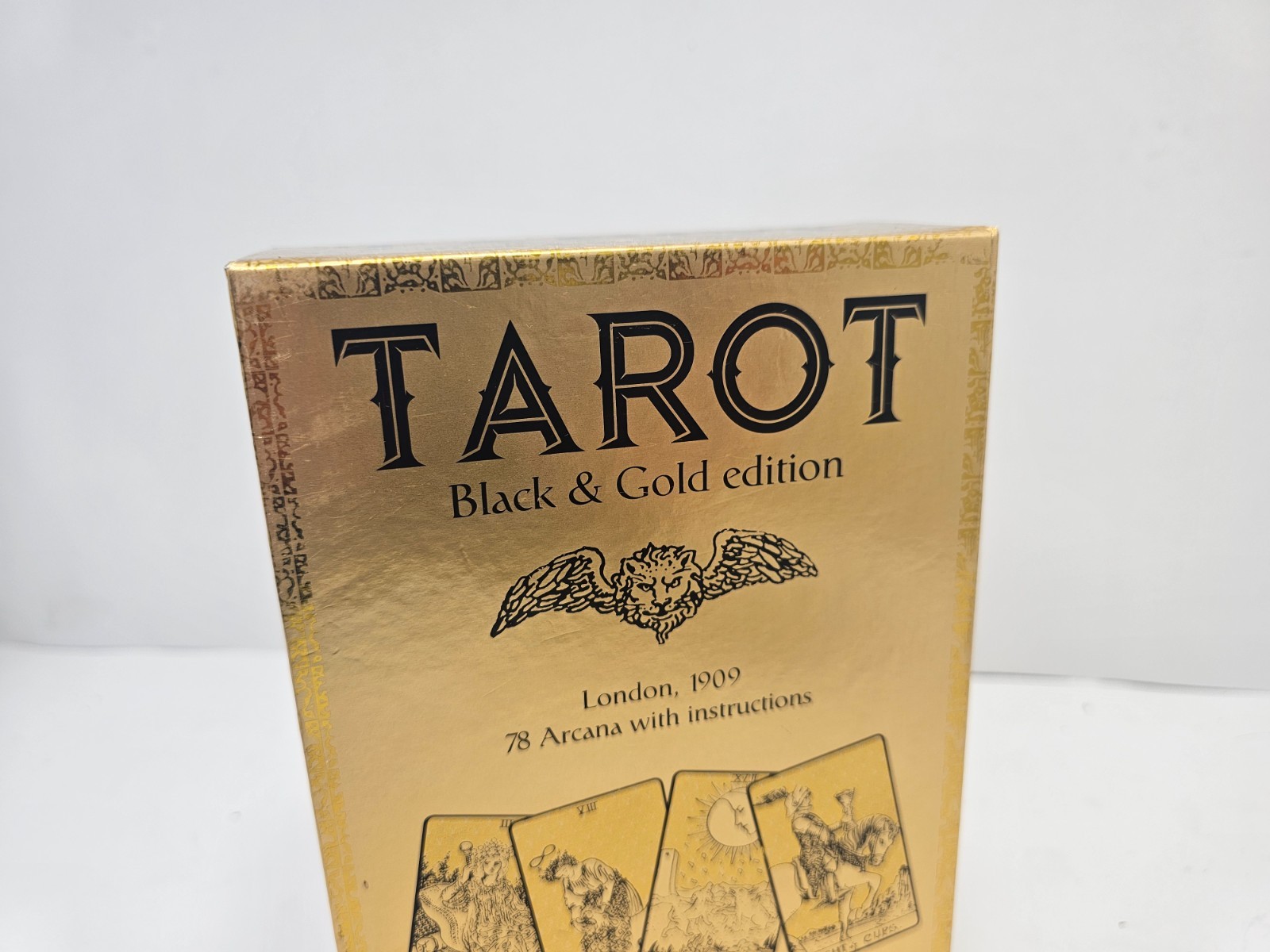 Lo Scarabeo Tarot Black & Gold Edition Deck 78 Cards London 1909 Boxed Set